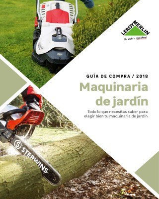 Catalogo Leroy Merlin maquinaria de jardin