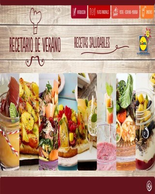 Catalogo Lidl recetario 5 al dia