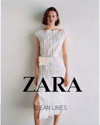 Catalogo Zara lineas limpias