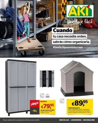 Catalogo Aki cuando tu casa neceiste orden, sabras como organizarla