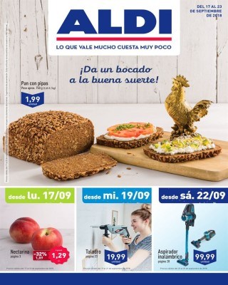Catalogo Aldi da un bocado a la buena suerte