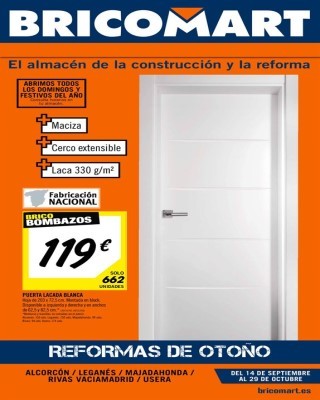 Catalogo Bricomart reformas de otoño