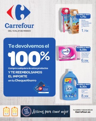 Catalogo Carrefour te devolvemos el 100 porciento Catalogo Carrefour te devolvemos el 100 porciento
